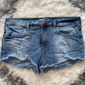 Denim shorts